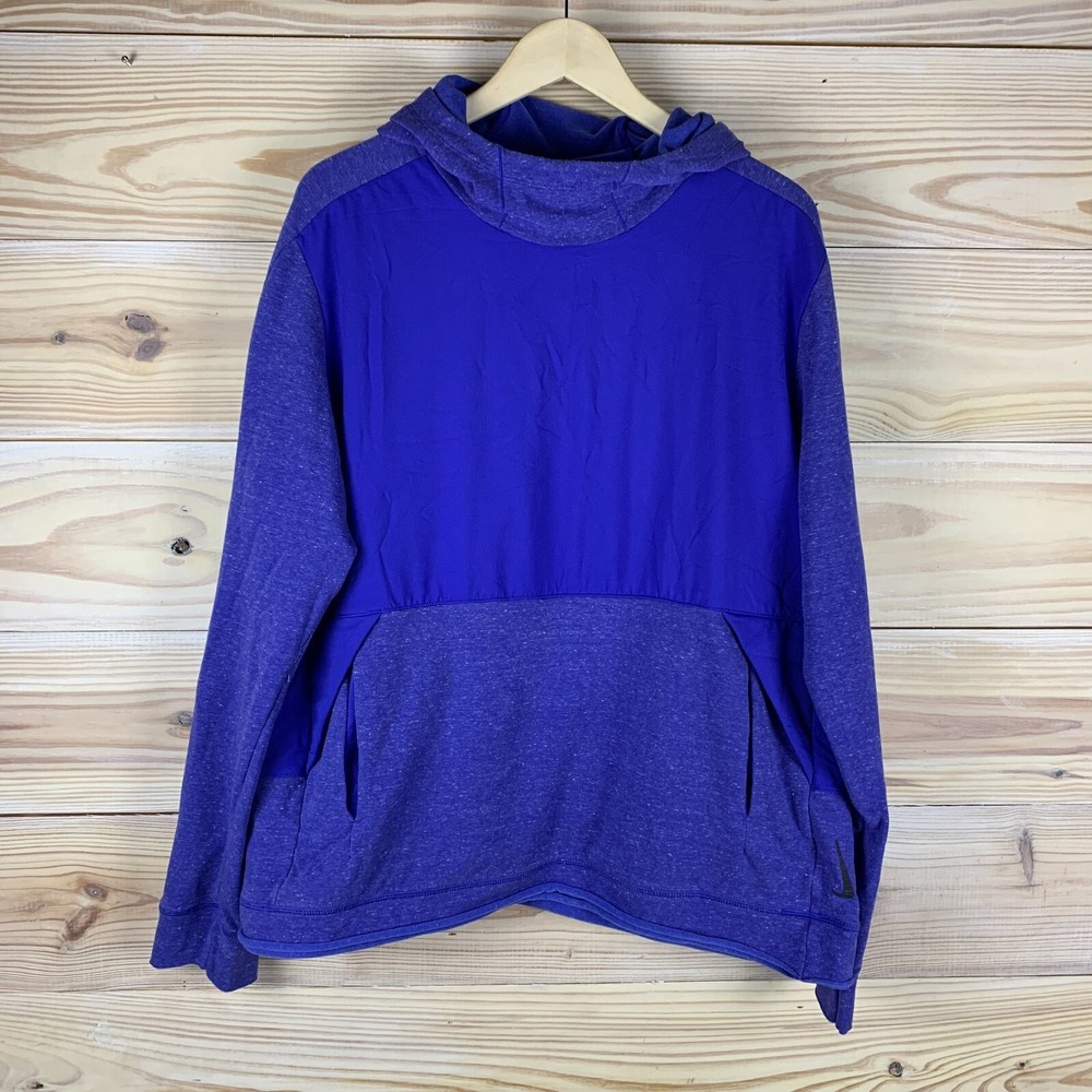 Nike Yoga Tech Hoodie Mens Large Pinwheel Dri‎ Fit Loose Fit Pullover DH1931-499